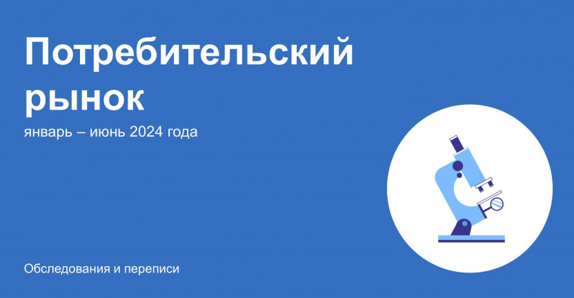 Потребительский рынок в январе-июне 2024 года